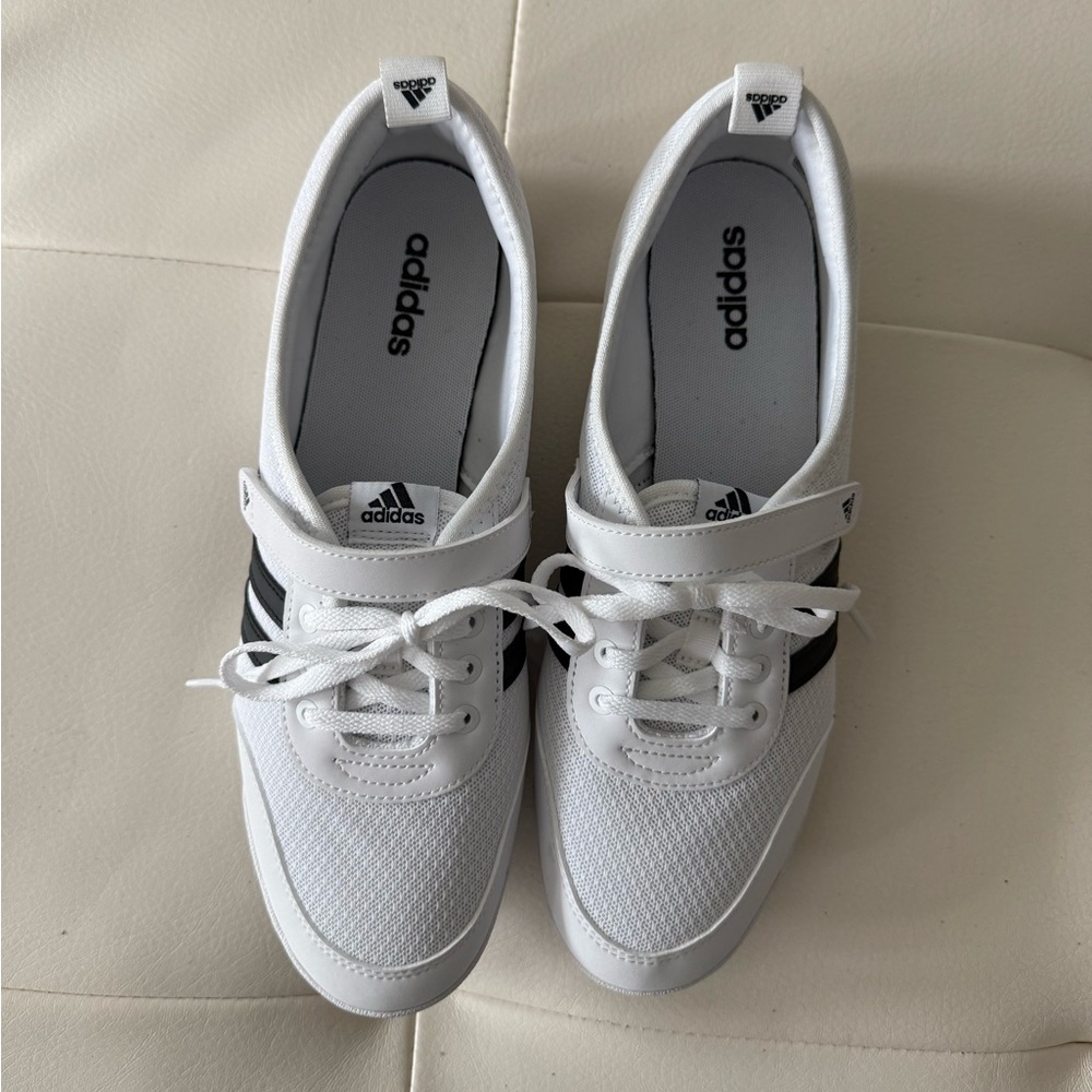 Adidas Classic White and Black Sneakers
